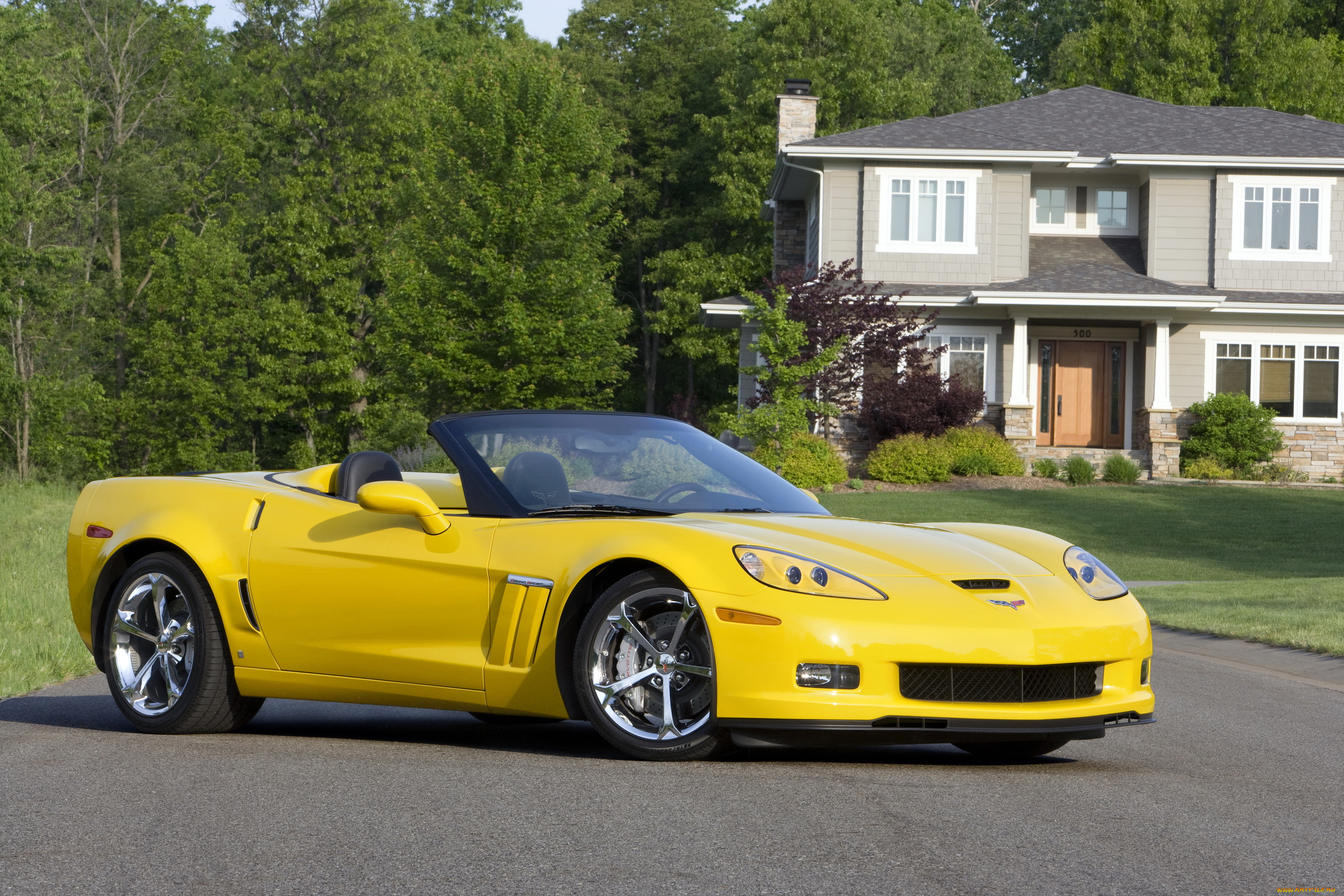 2010, chevrolet, corvette, convertible, grand, sport, 